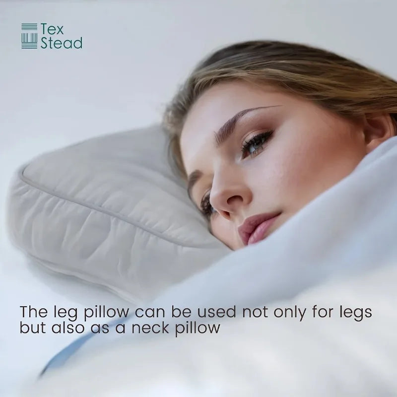 Knee Pillow with Adjustable Strap and Washable Cover