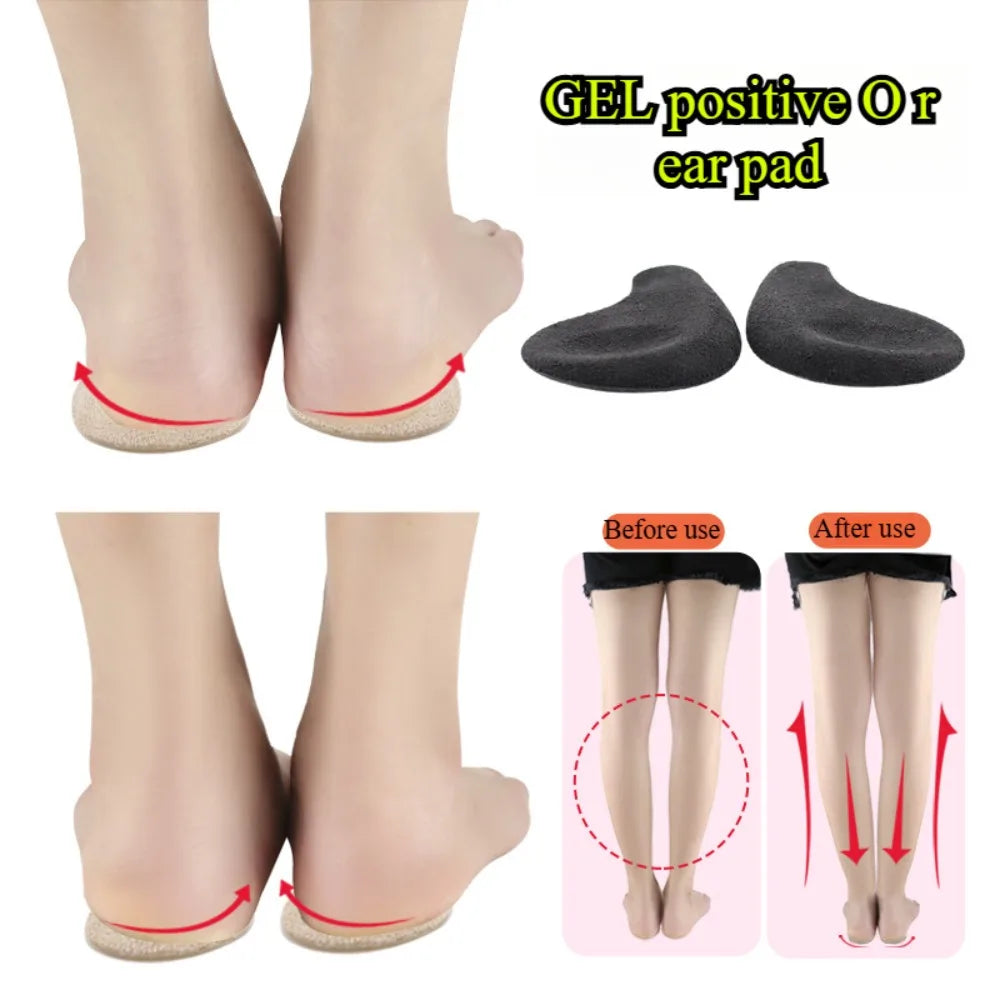 O-Shaped Heel Cushions with Heel Lift and Arch Support