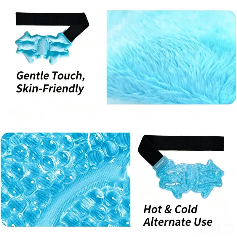 Reusable Gel Bead Hot and Cold Therapy Wrap