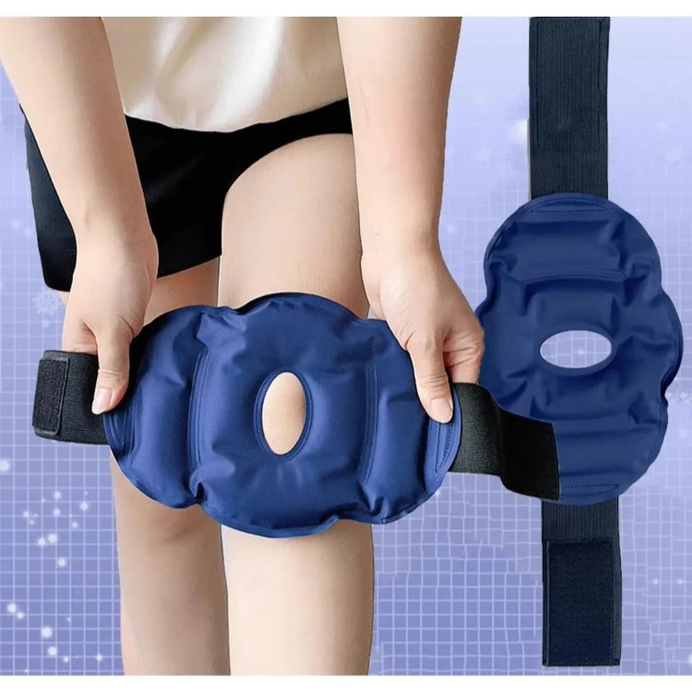 Reusable Adjustable Knee Ice Pack Wrap