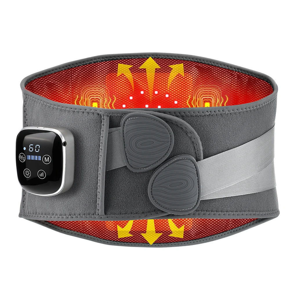 Cordless EMS Waist Belt with Heat and Vibration