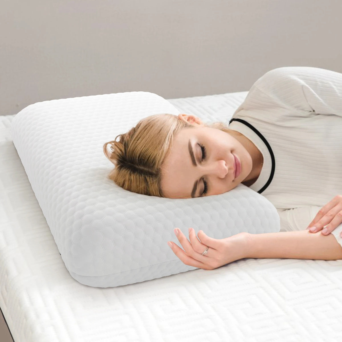 Memory Foam Neck Pillows, 2 Pack