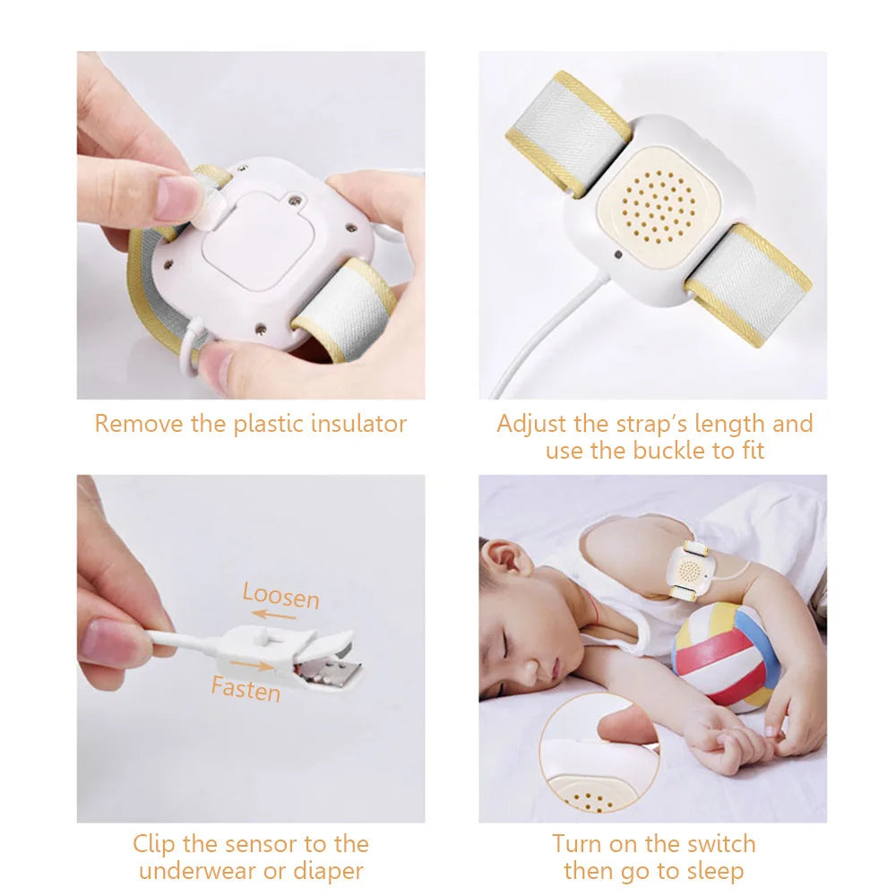 Children’s Bedwetting Alarm with Sound, Light and Vibration
