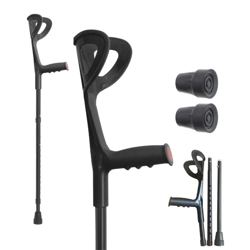 Adjustable Forearm Crutch with Rubber Tip