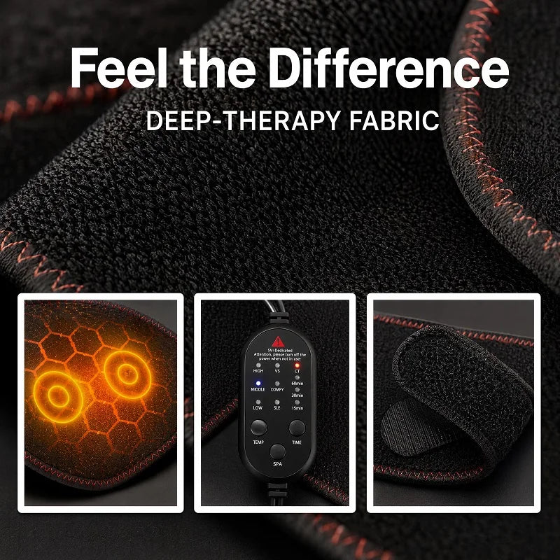 Adjustable Heating and Massage Neck Brace