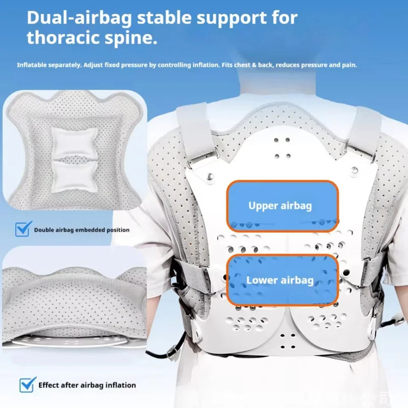 Inflatable Thoracic Back Support Brace