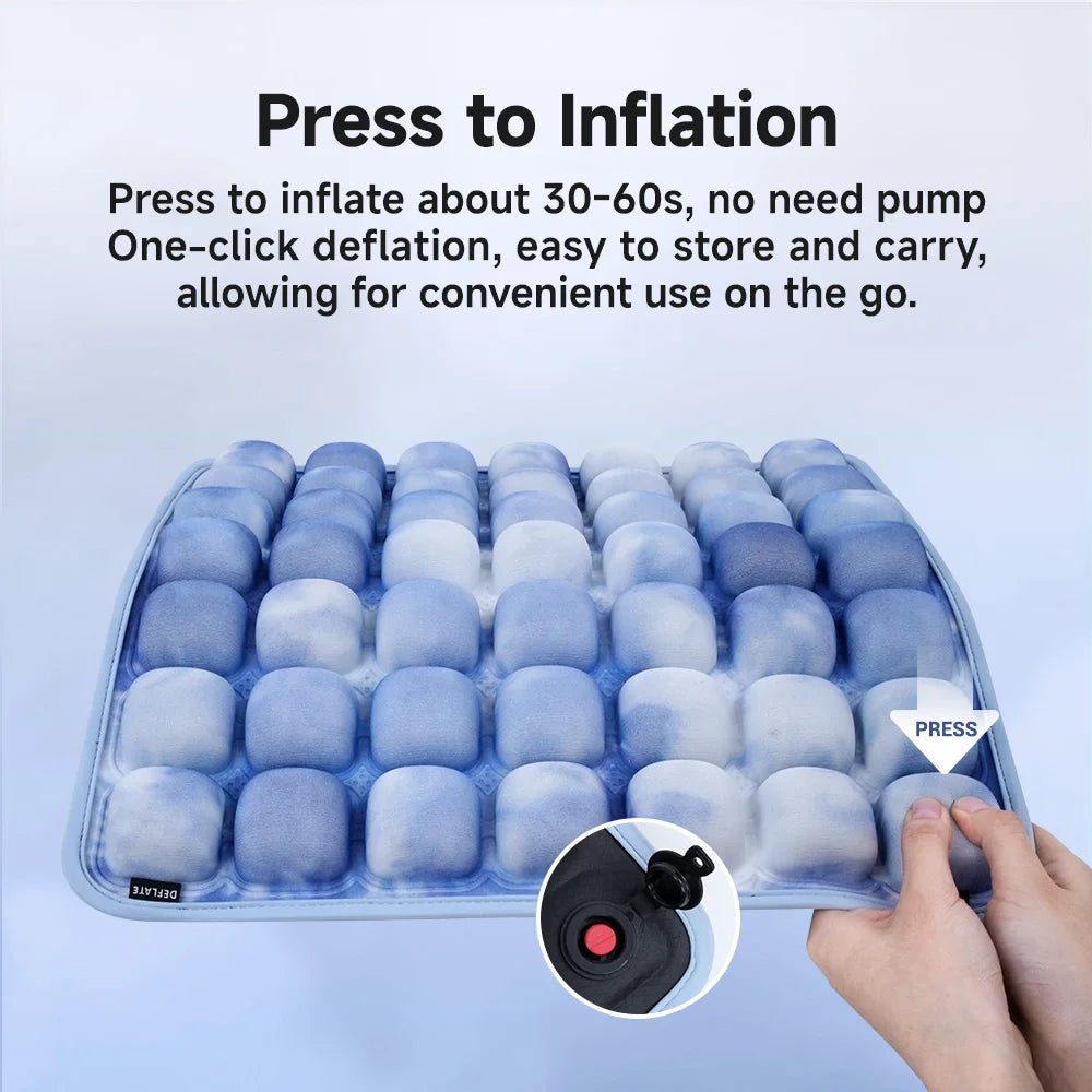 Adjustable Inflatable Chair Cushion for Office or Car