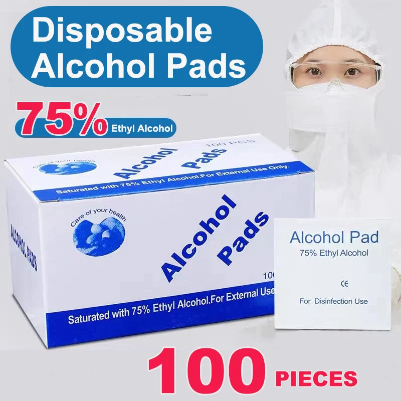 Disposable Alcohol Cotton Pads