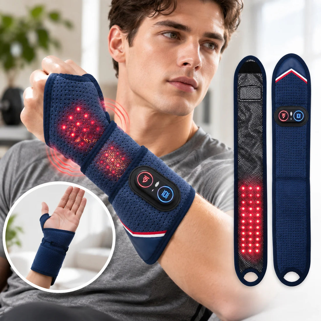 Rechargeable Hand and Wrist Heating Wrap