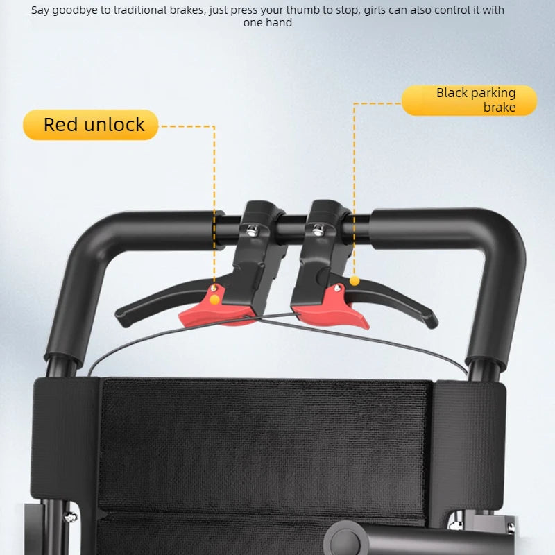 Lightweight Folding Manual Wheelchair