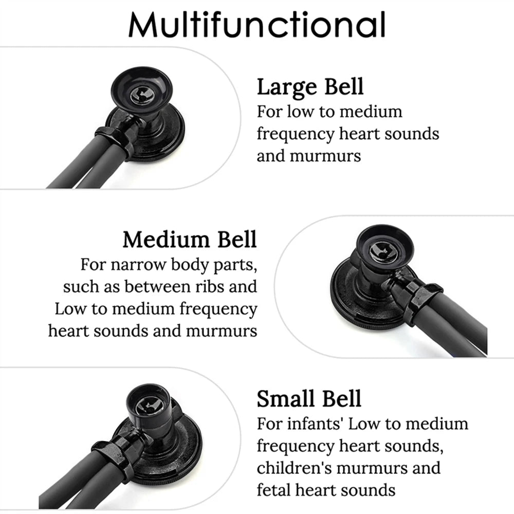Double-Sided Dual-Head Stethoscope