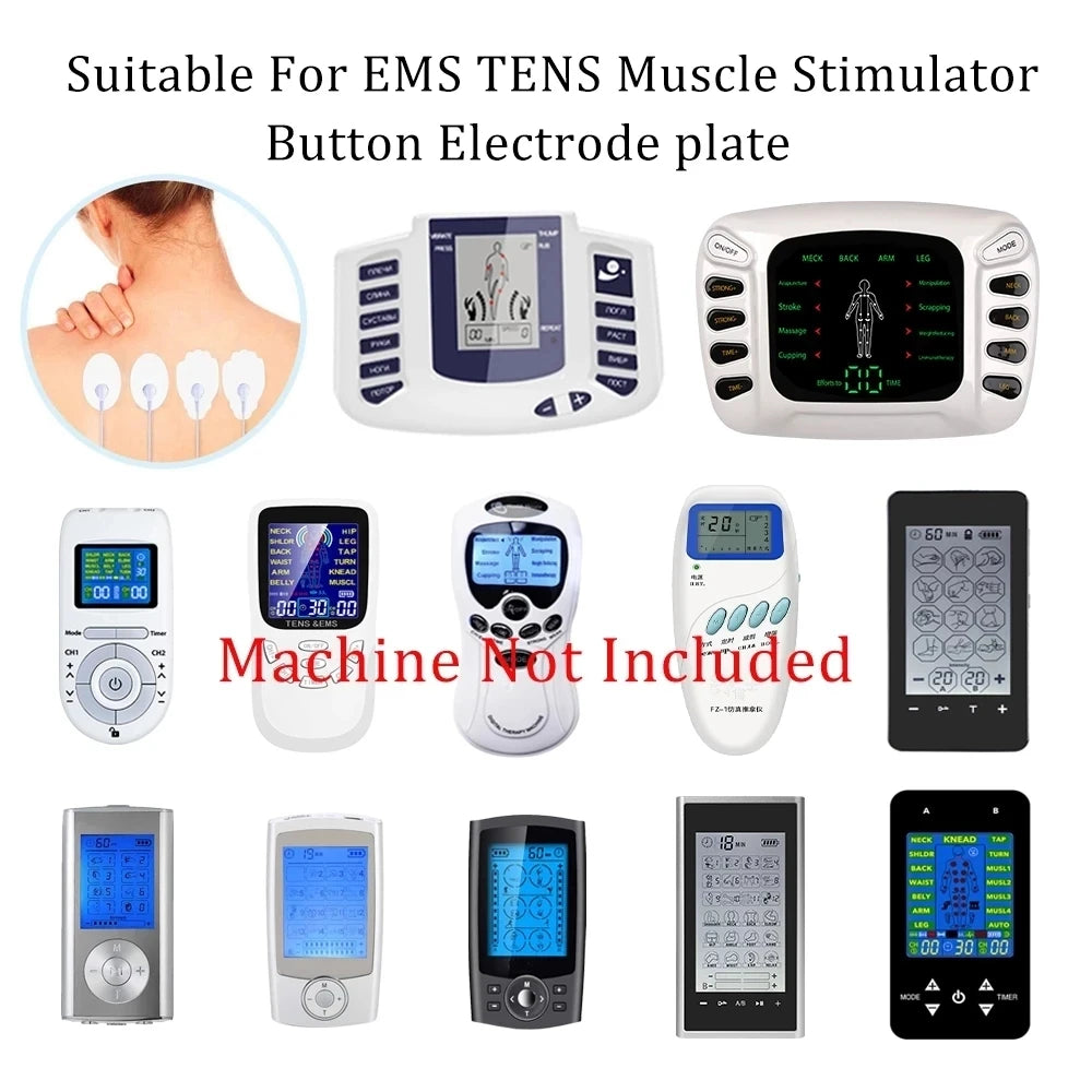 Reusable EMS TENS Electrode Pads for Back