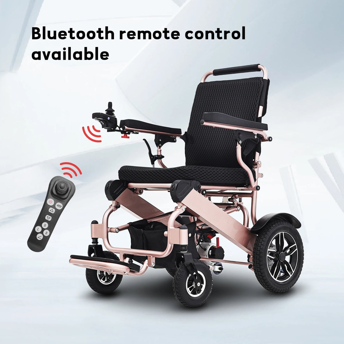 Foldable Non-Electric Wheelchair, 100 kg Capacity