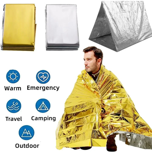 Emergency Thermal Blanket for Camping & Travel