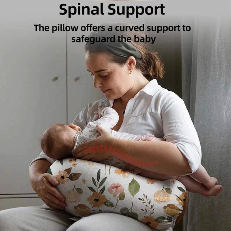 U-Shaped Nursing Pillow with Removable Washable Cover