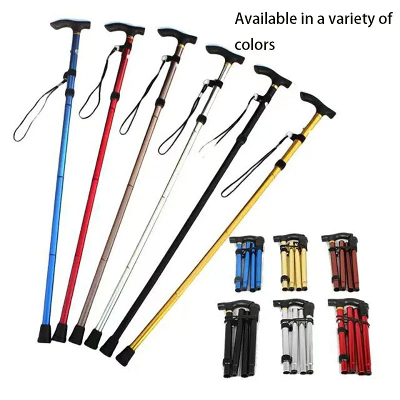 Foldable Adjustable Aluminum Walking Cane