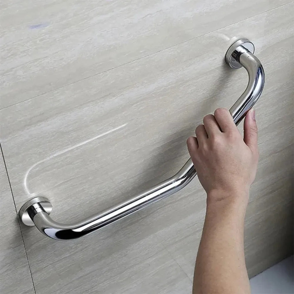 135-Degree Angled Stainless Steel Bathroom Grab Bar
