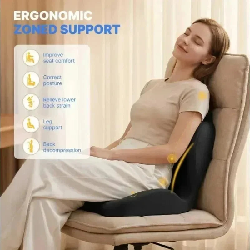 Office Chair Cushion with Lumbar Support