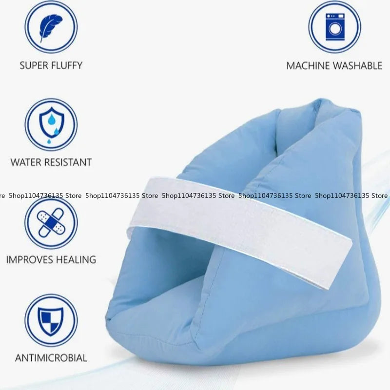 Blue Heel Protector Covers, 2-Piece Set