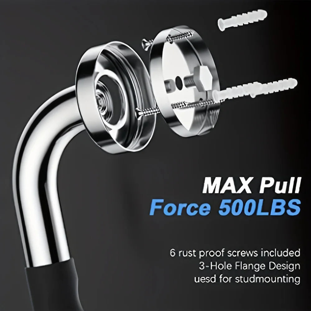 Stainless Steel Bathtub Grab Bar Set