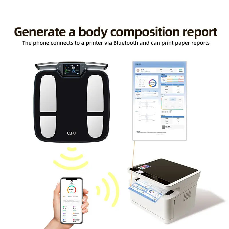 Smart Digital Body Weight Scale with WiFi and Bluetooth