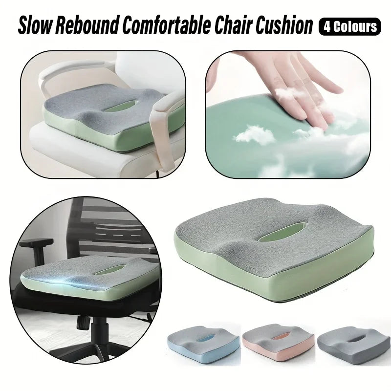 Three-Zone Memory Foam Seat Cushion