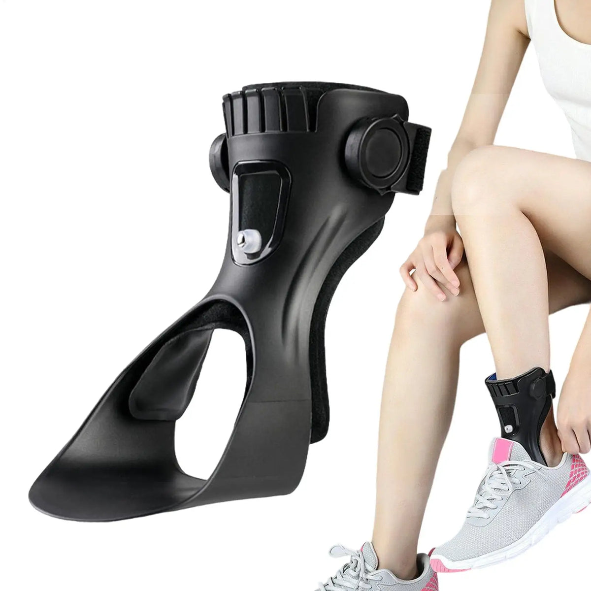 Lightweight Adjustable Foot Drop Ankle Brace