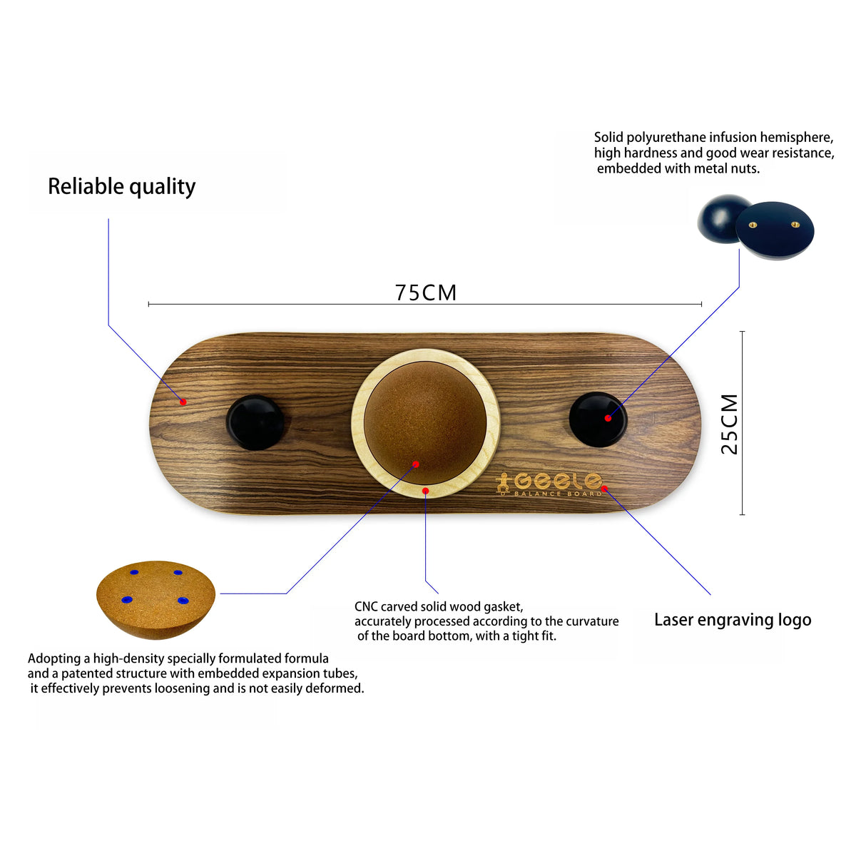 Rotating Balance Board for Adult Training