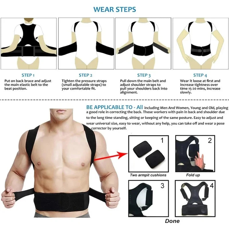 Shoulder Posture Corrector Belt