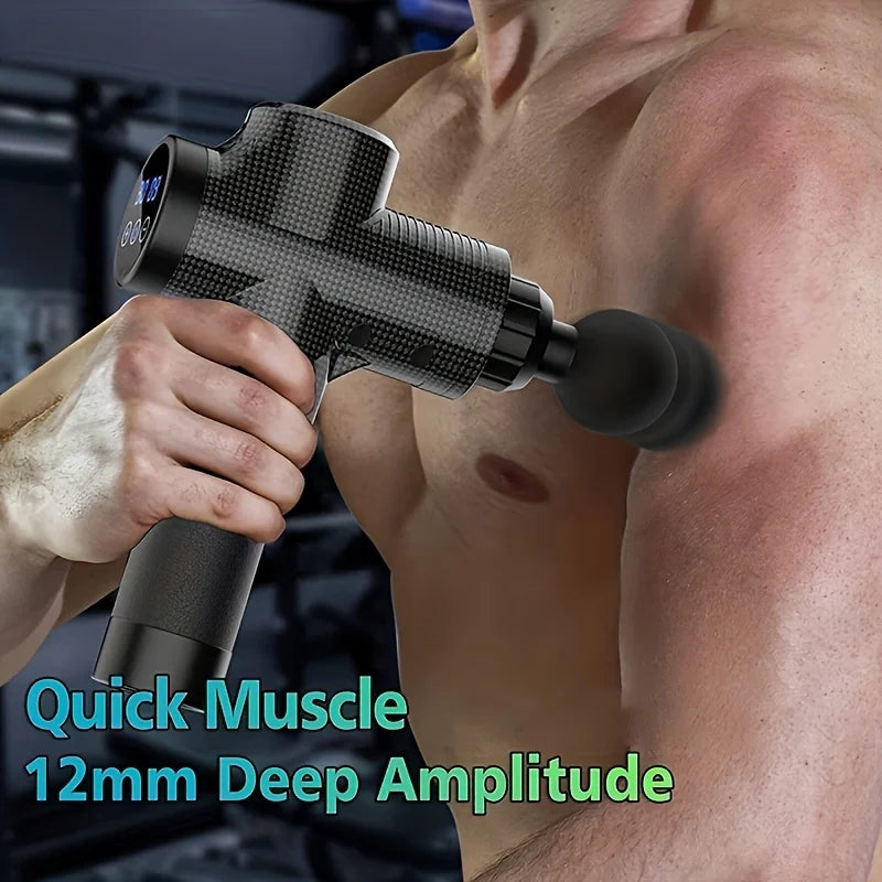 30-Level Electric Massage Gun for Body and Neck