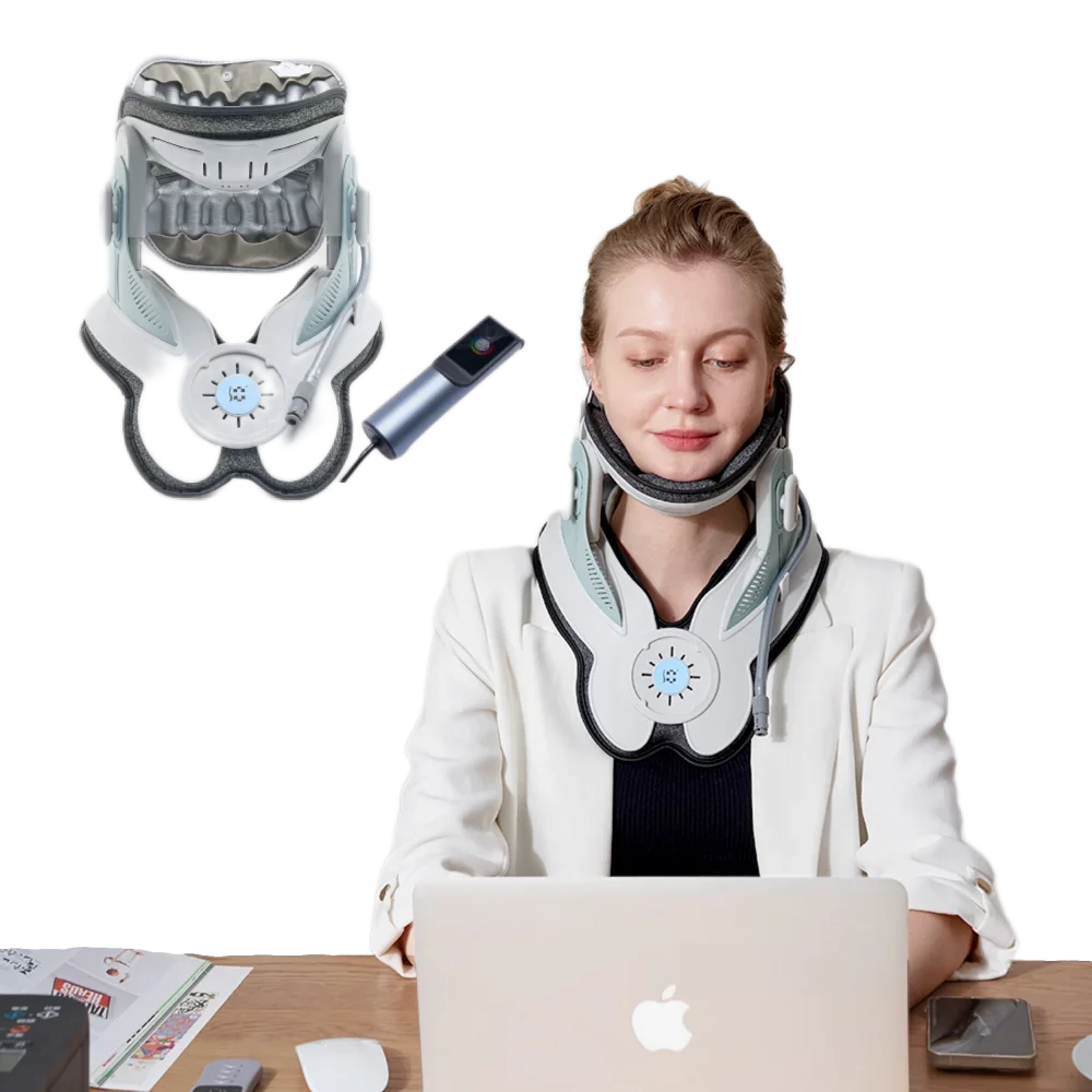 Adjustable Cervical Collar with Electric Hand Pump