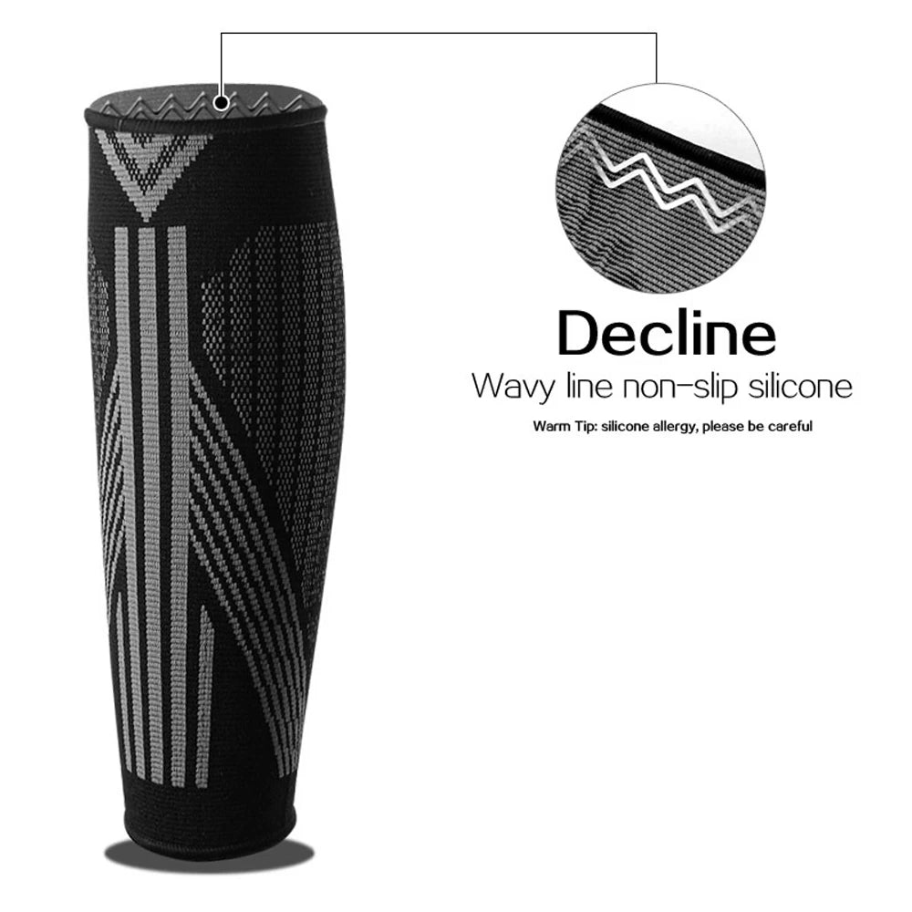 Footless Calf Compression Sleeves for Adults
