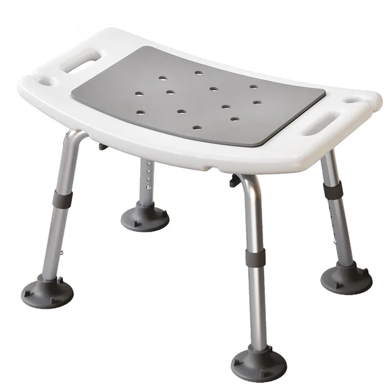 Height-Adjustable Cushioned Bath Stool