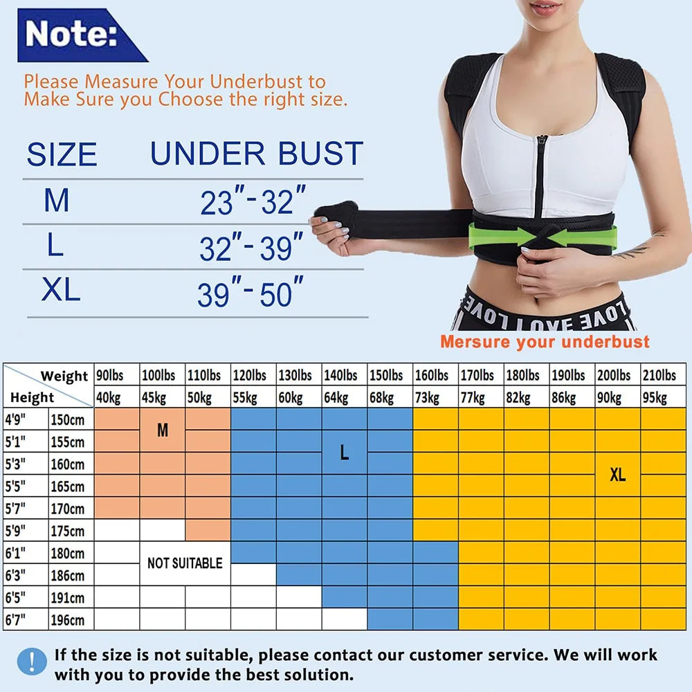 Adjustable Soft-Shell Posture Corrector
