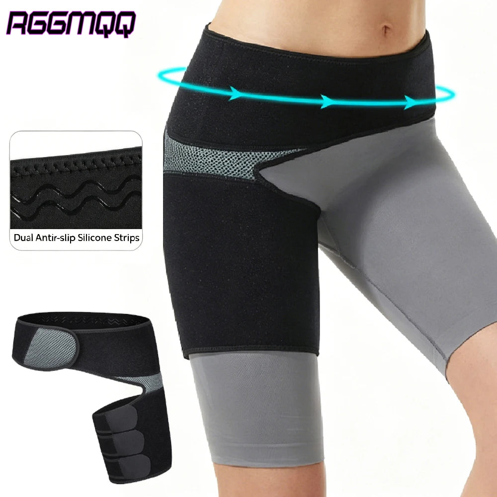 Adjustable Hip and Groin Support Wrap