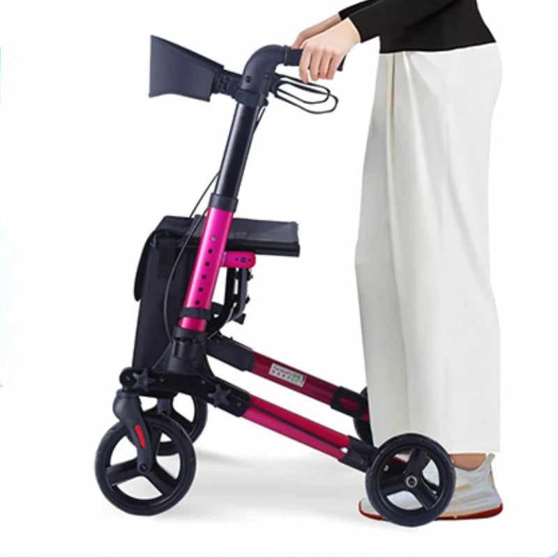 Foldable Walker with Seat