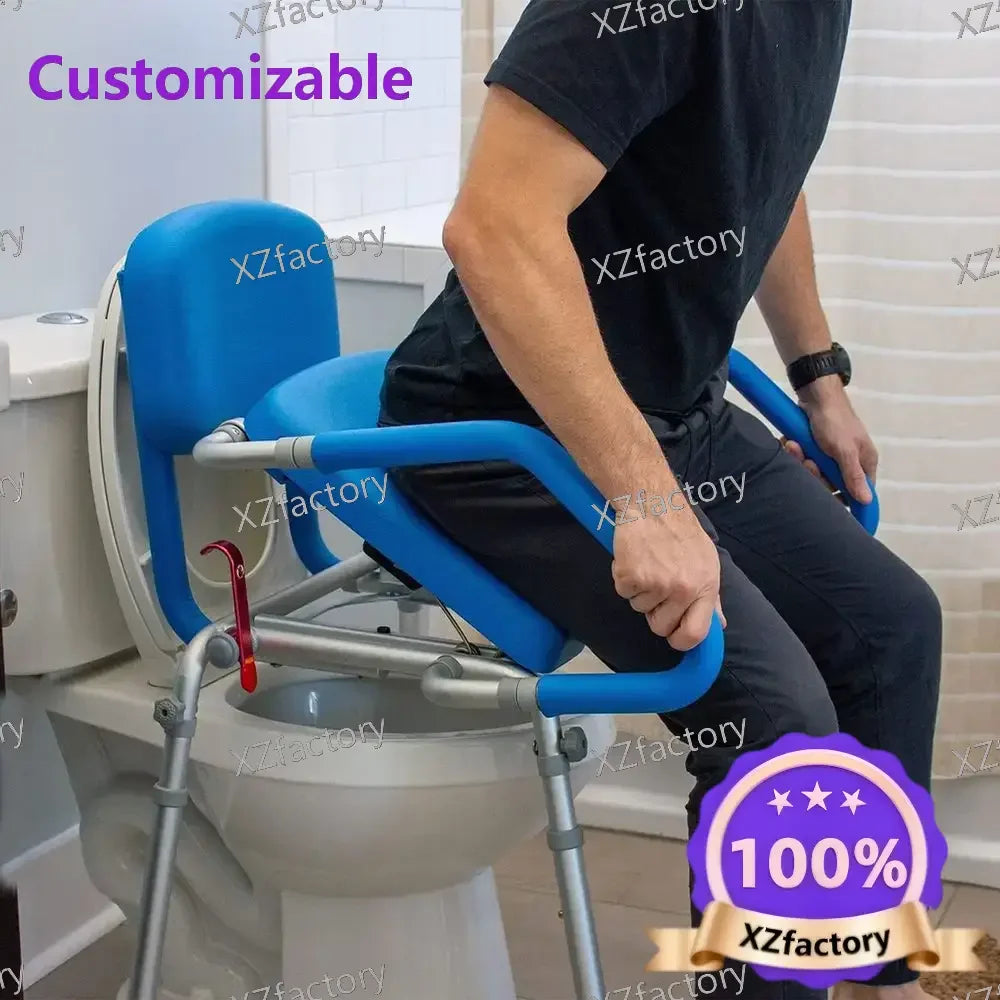 Raised Toilet Seat with Handles