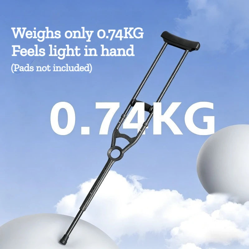 Adjustable Carbon Fiber Underarm Crutches