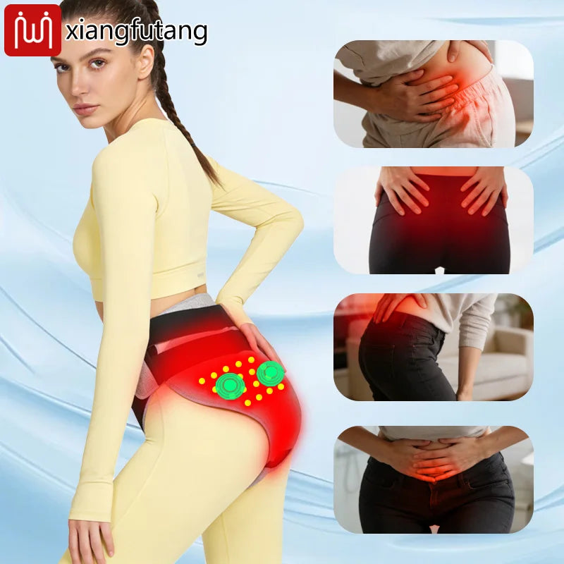 Red Light Abdominal Heating Pad with Massage