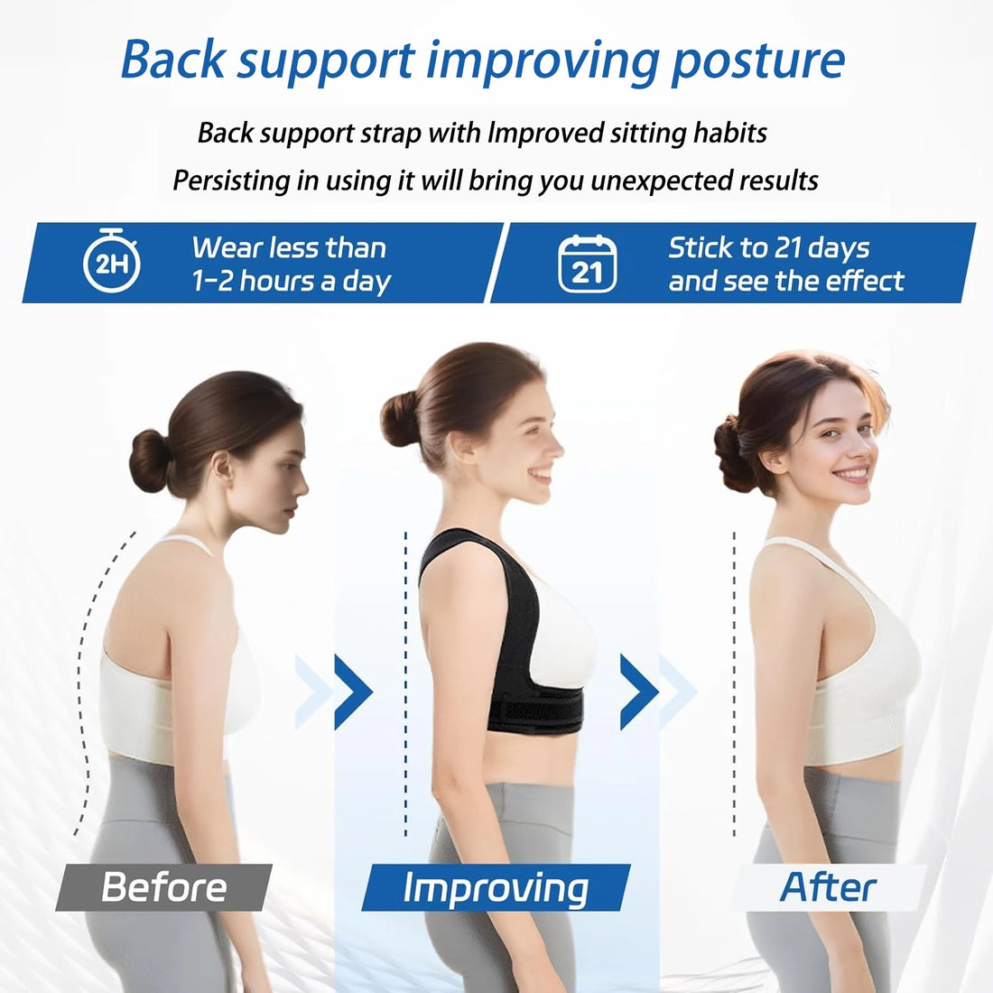 Adjustable Shoulder Posture Corrector for Adults