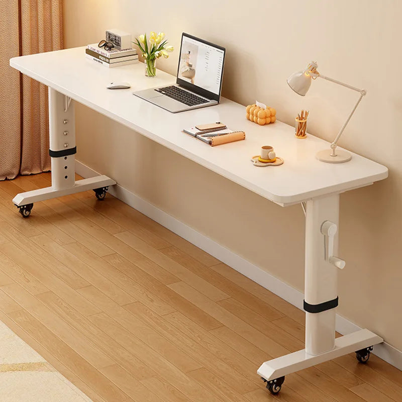 Adjustable Rolling Overbed Desk