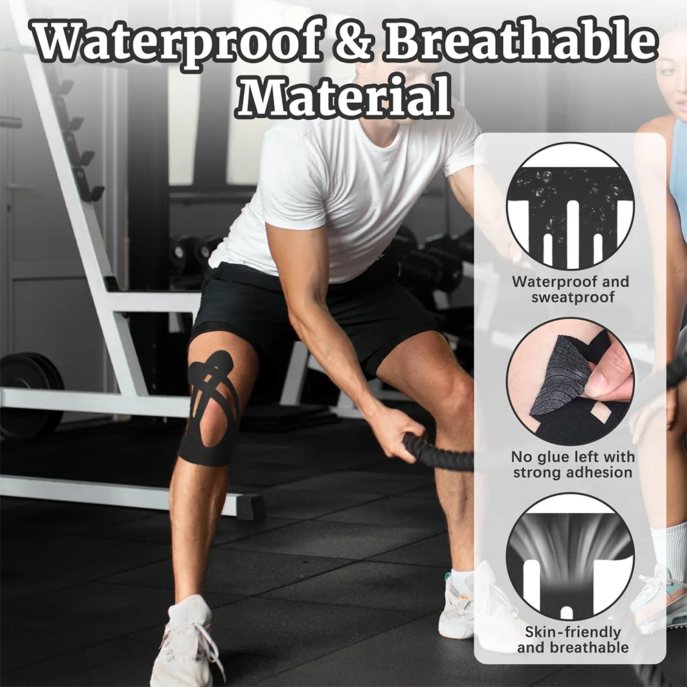Kinesiology Tape for Knee Support, 10 Pieces