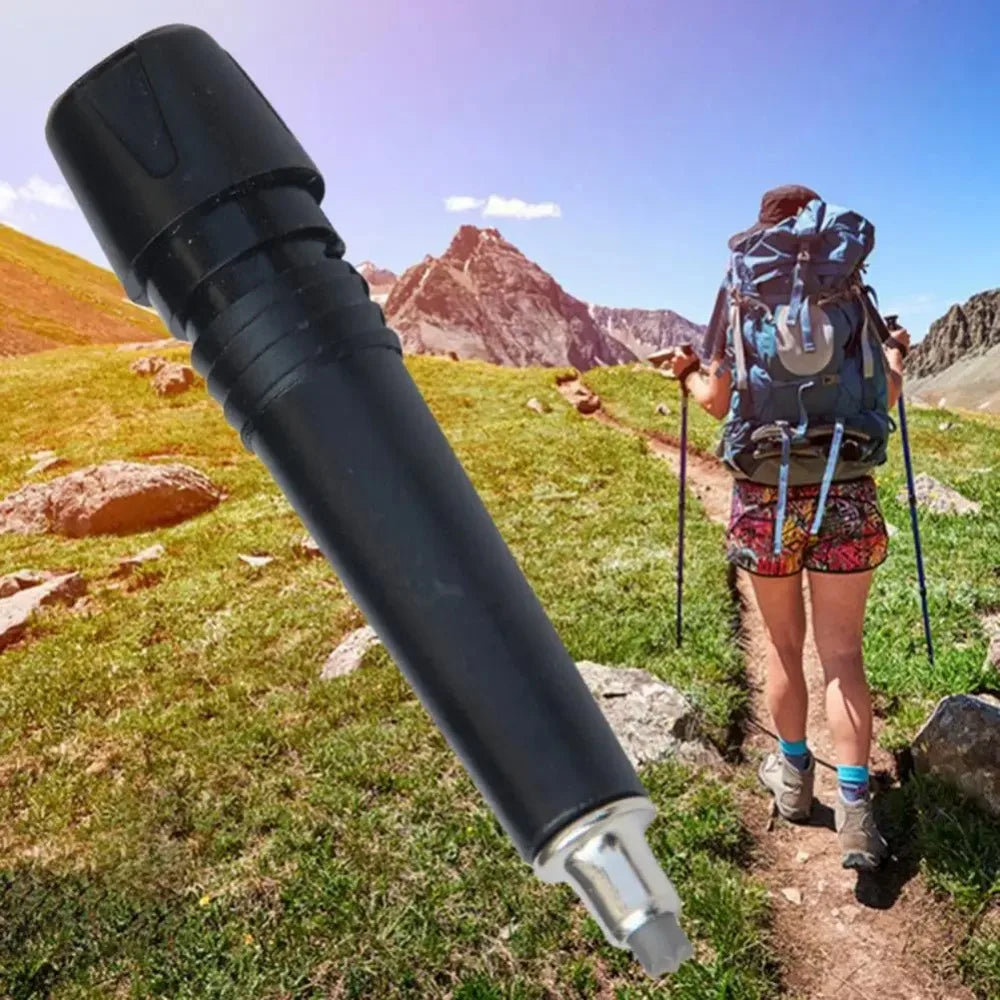 Steel Trekking Stick Tip with Tungsten Head