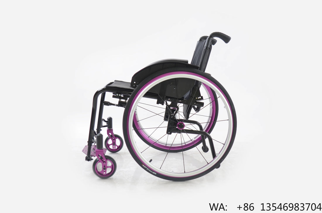 Foldable Manual Wheelchair with Adjustable Backrest