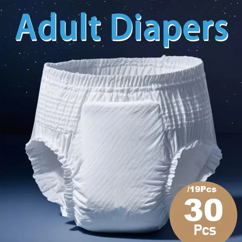 Disposable Adult Pull-On Briefs, M–XXL