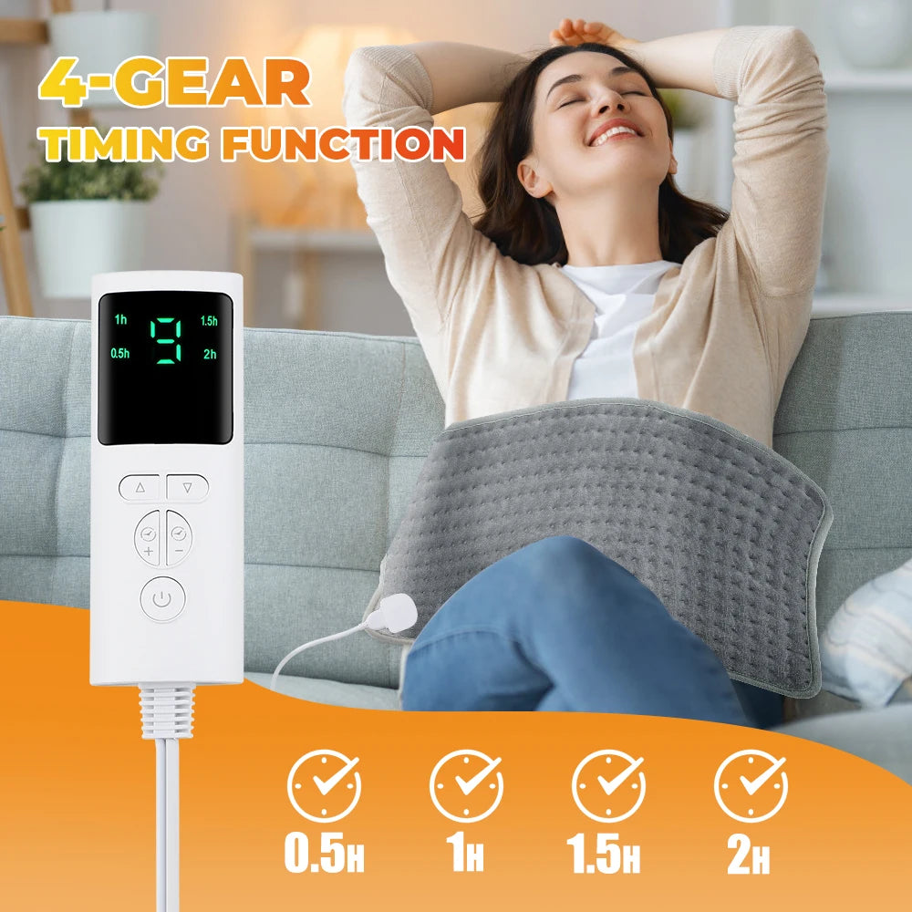 Electric Heating Pad with 9 Heat Levels