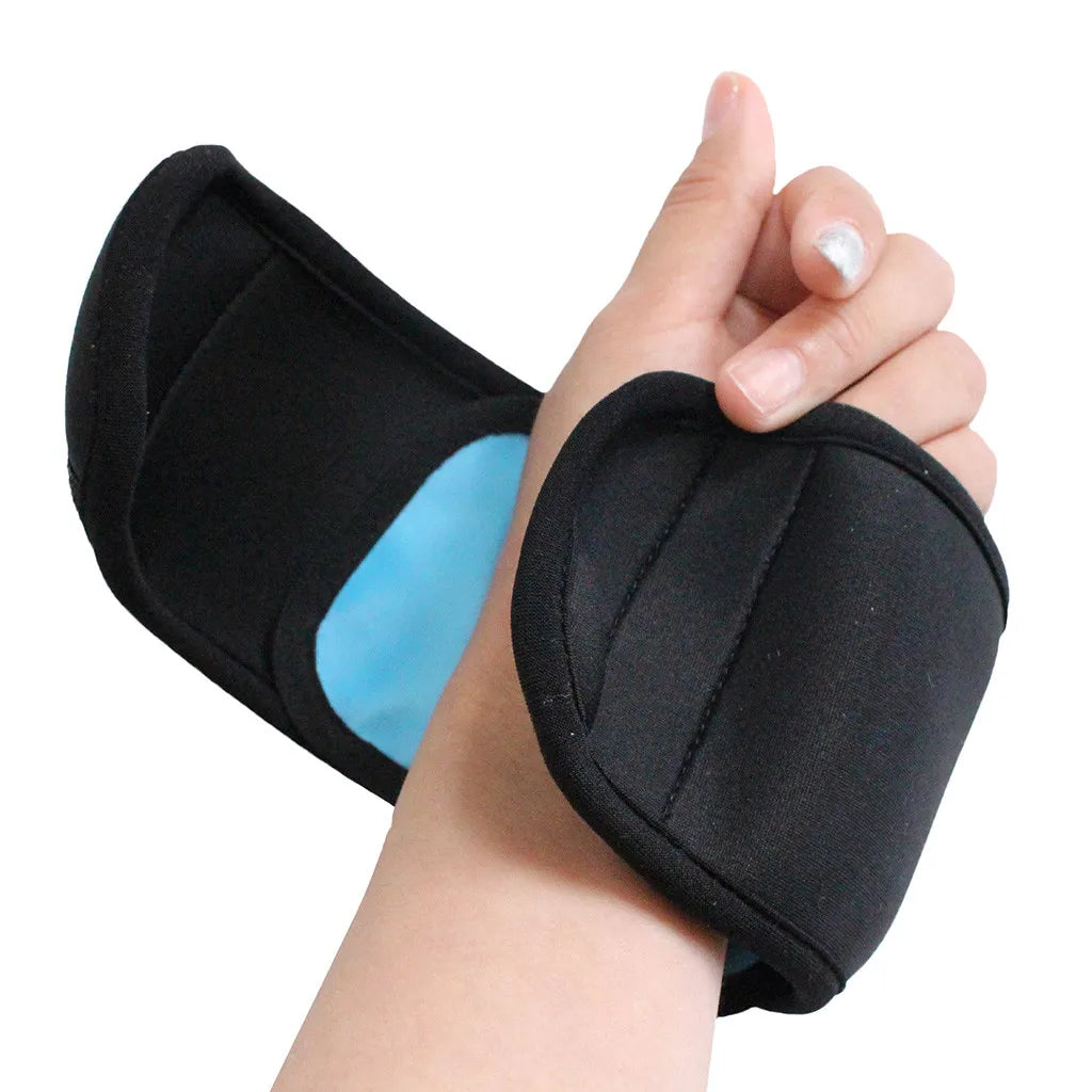Reusable Gel Ice Pack with Strap for Hand, Foot, Wrist and Elbow