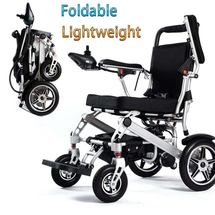 Foldable Motorized Wheelchair, 50kg Capacity