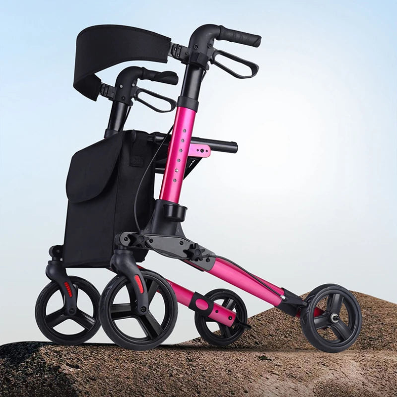 Foldable Walker with Seat