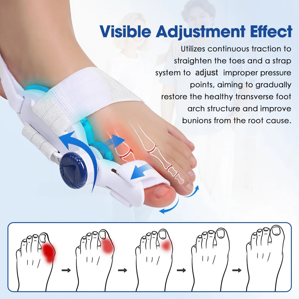 Adjustable Big Toe Splint with Cooling Pad